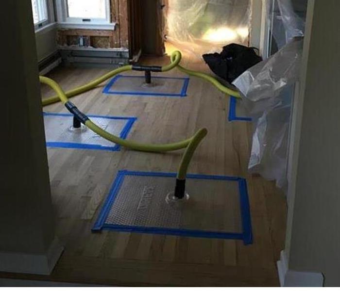 drying mats on hardwoods
