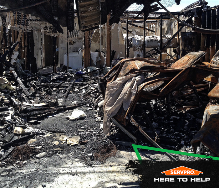 Fire-damaged contents