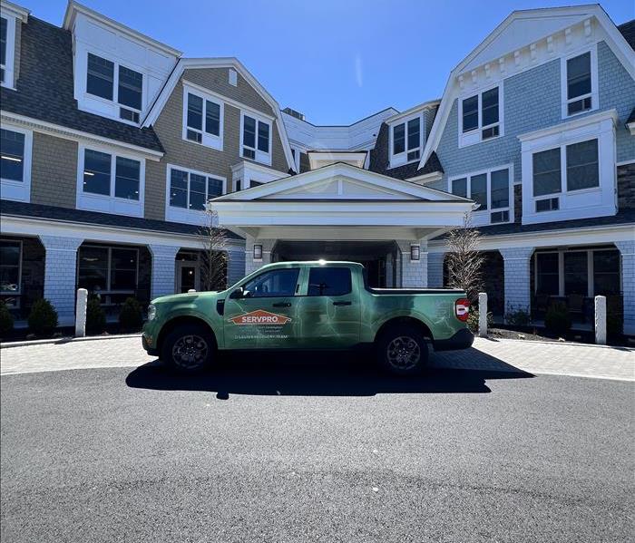 SERVPRO arrives to save the day at a nearby loss.